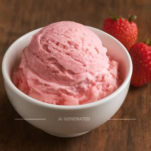 Strawberry ice cream