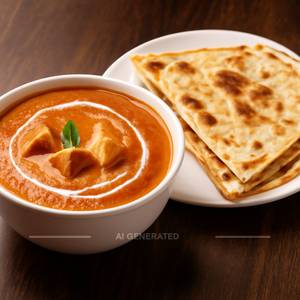 Butter Paneer Masala Roti Combo