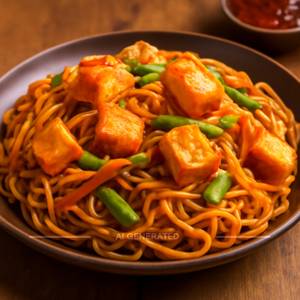 Paneer Schezwan Noodles