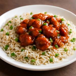 Chicken Manchurian Rice