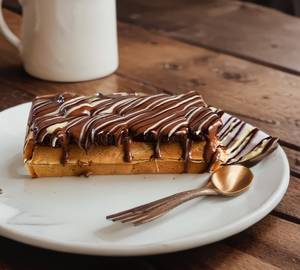 Double Chocolate Brownie Waffle  🍫