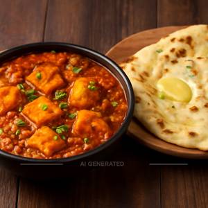 Paneer Takatak + Butter Naan (1Pc)                                             