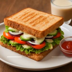 Cheese veggie sandwich