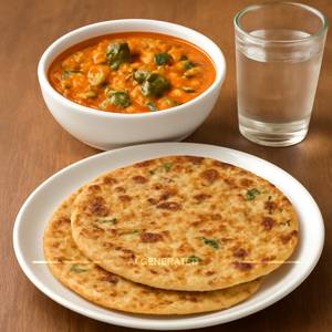 Mix Veg Paratha(2Pcs)