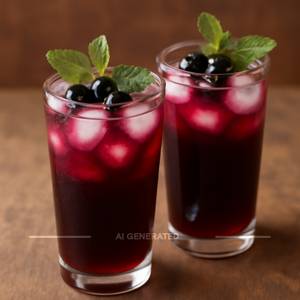 Black Currant Mocktails