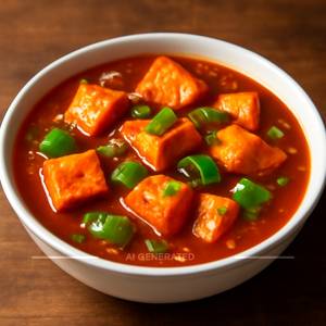 Chilli Paneer (Gravy)