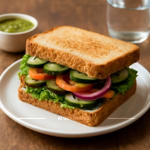 Plain Vegetable Sandwich