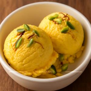 Kesar Pista Ice Cream [2 Scoops]