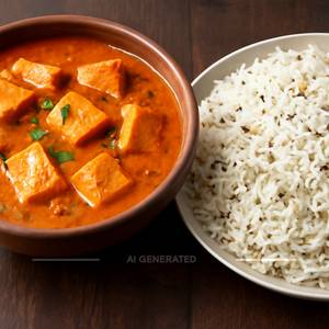 Paneer Masala + Jeera Rice