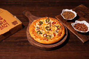 Chilli Garlic Mushroom Pizza
