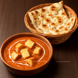 Butter Paneer Masala+ Butter Naan