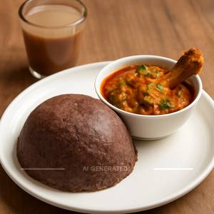 Ragi Sangati With Kodi Kura
