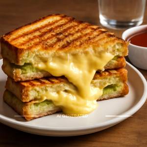Cheese burst sandwich