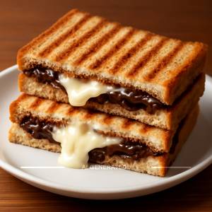 Cheese Chocolate Grilled Sandwich