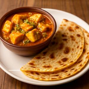 Combo Handi Paneer 2 Plain Tawa Paratha