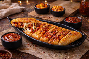 Korean Paneer Tikka Garlic Bread