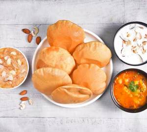 Kheer Poori Sabzi [6 Poori, 300 Ml, Serves 1-2]