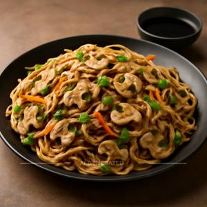 Veg mushroom noodles