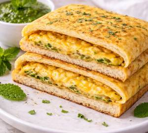 Bread Omelette Cheese and Mayo