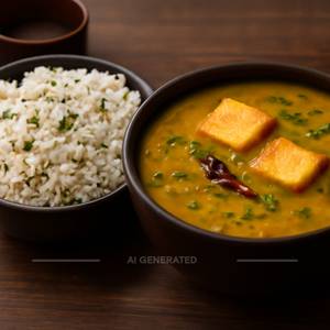 Dal Fry with Jeera Rice