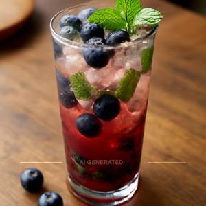 Blue Berry mojito