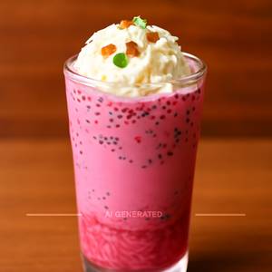 Deluxe Rose Falooda (with Malai)