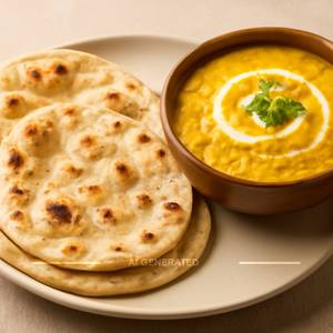 Combo Dal Fry With 3 Butter Roti