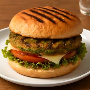 Veg grilled burger