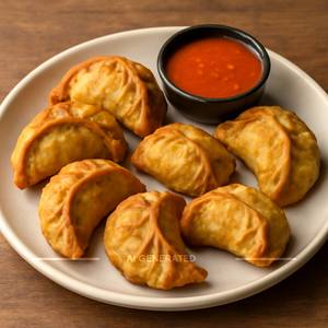 Veg Fried Momos [6 Pieces]