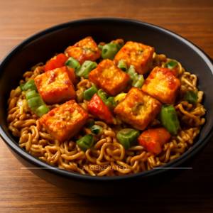 Chilli Paneer Maggi