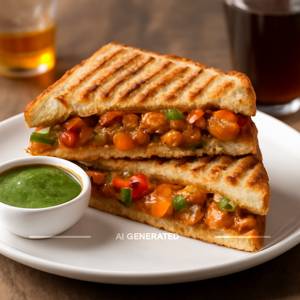 Veg Tikka Sandwich
