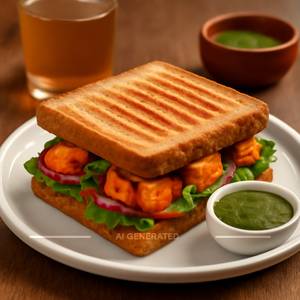 Paneer Tikka Sandwich