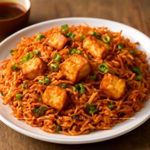 Paneer schezwan fried rice