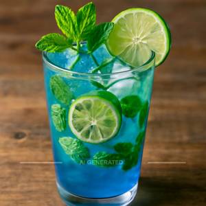 Blue Lagoon Mojito
