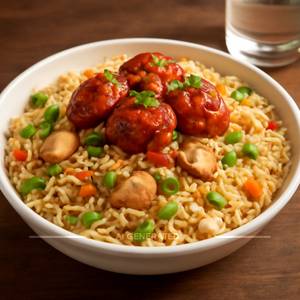 Chicken Manchurian Fried Rice