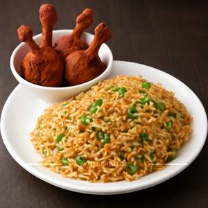 Chicken Lollipop (4 Pcs) With Chicken Fried Rice