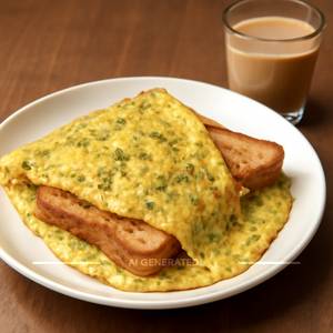 Ghee Bread Omelette