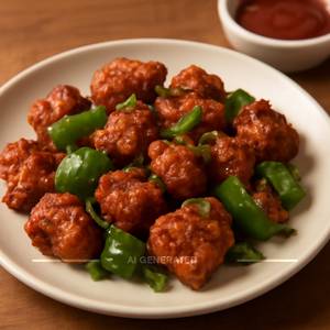 Chilli Chicken (Dry 10Pcs)