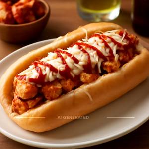 Paneer Cheese Hotdog
