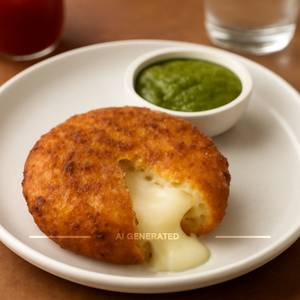 Cheese aloo tikki