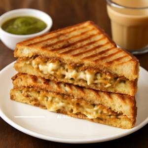 Masala cheese sandwich