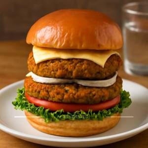 Veggie Double Patty Burger