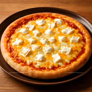 Three cheese pizza
