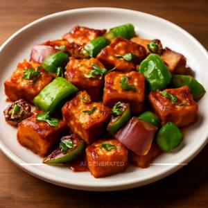 Paneer chilli [dry]