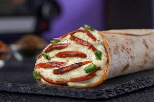 Baked Chicken Pepperoni Pizza Wrap