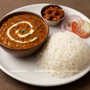 Dal Makhani With Rice