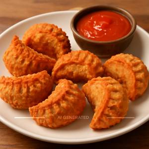 Veg Kurkure Momos