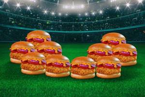 10 Crispy Veg Burger