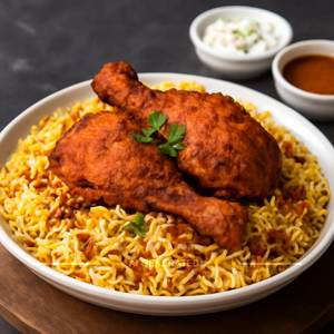 Fried Chicken Biryani