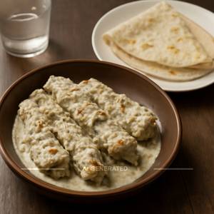 Malai Chaap With 2 Rumali Roti